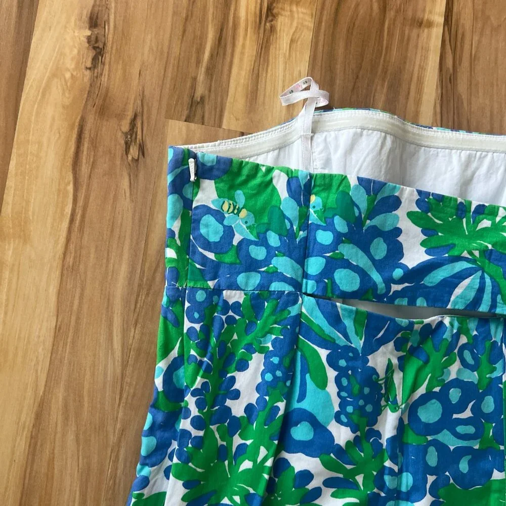 Lilly Pulitzer Bee In Your Bonnet Strapless Dress, Size 2 - Picture 8 of 13